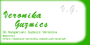 veronika guzmics business card